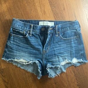 Abercrombie & Fitch High waisted jean shorts